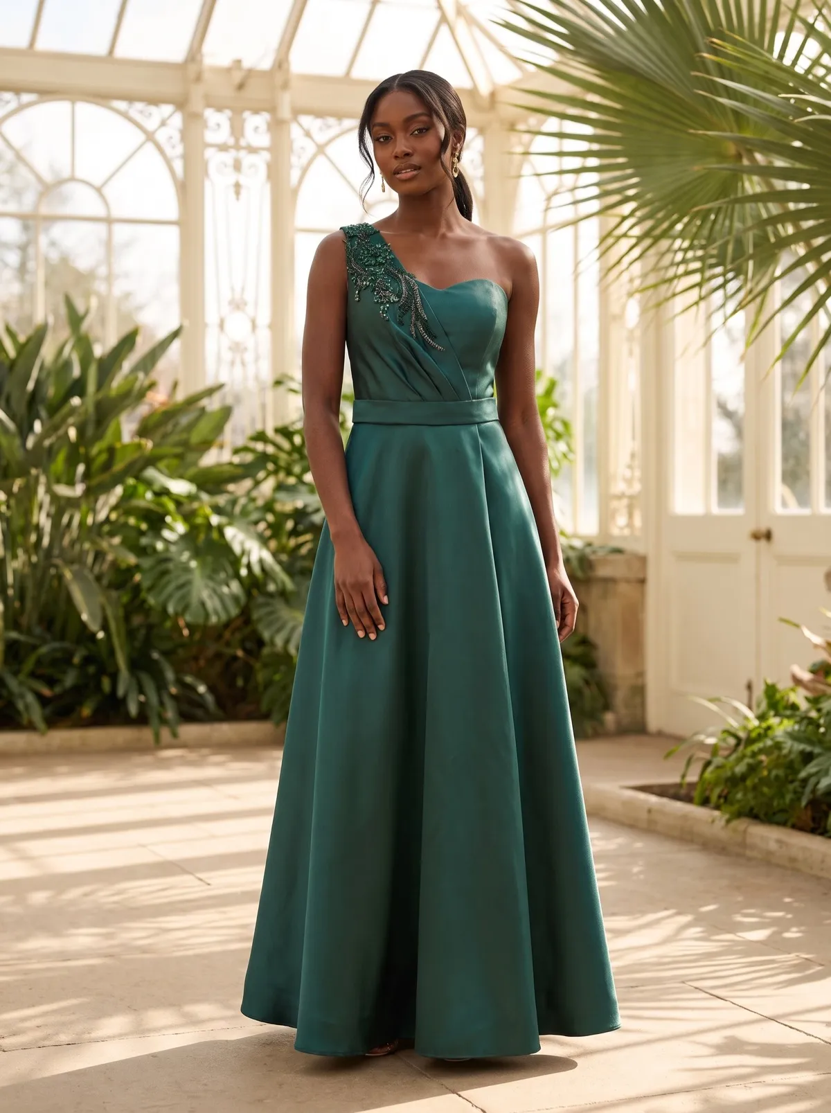 Vestido de madrinha esmeralda